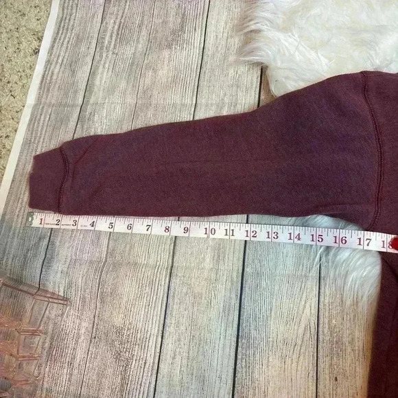 American Eagle Outfitters AE Boxy Washed Out Maroon Hoodie size M - Picture 9 of 10